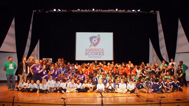 America SCORES Cleveland - Core Group Photo - Poetry Slam 2015